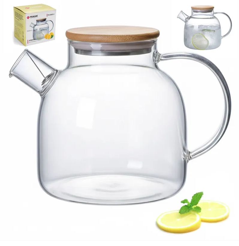 Konvice sklo/nerez se sítkem 1500ml MEYERHOFF