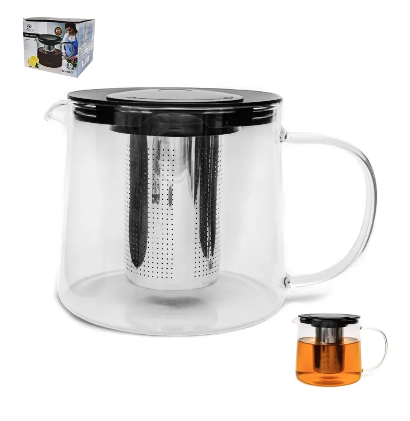 Konvice sklo/nerez/PH 1,5L s filtrem MEYERHOFF MH84