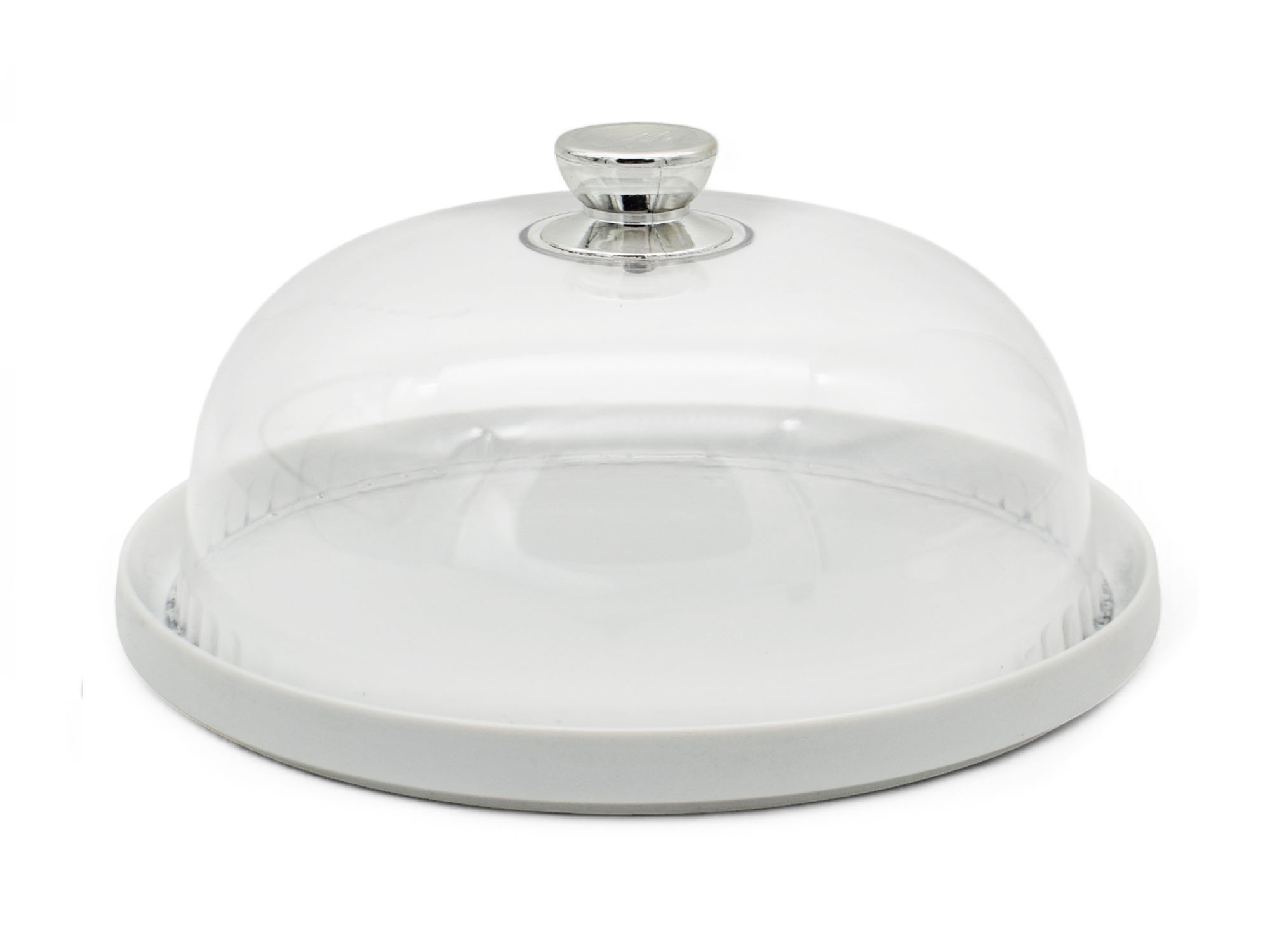 Podnos servírovací s víkem porcelán/plast ¤25cm BELLA