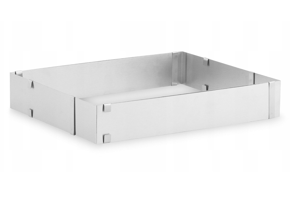 Forma na dort nerez posuvná hranatá 35/53x18/28x5cm DOMIK
