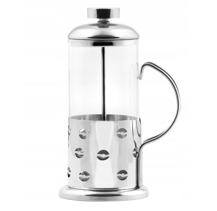 Konvice french press 1000ml sklo/nerez s filtrem BROCCA