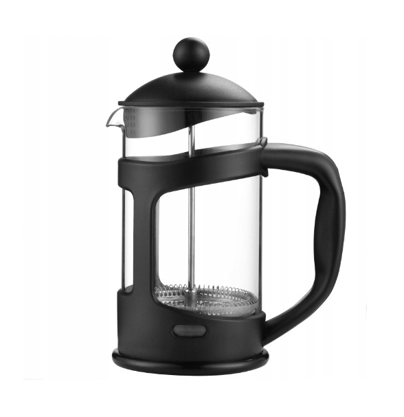 Konvice french press 350ml sklo/PH/nerez s filtrem BROCCA PLAST