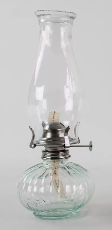 Lampa petrolejová s cylindrem v.32cm CLEAR