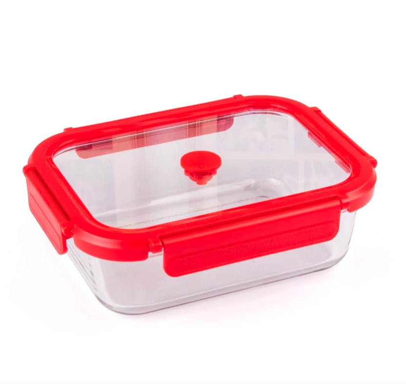 Dóza sklo borosilikát/plast 1L PERFECT