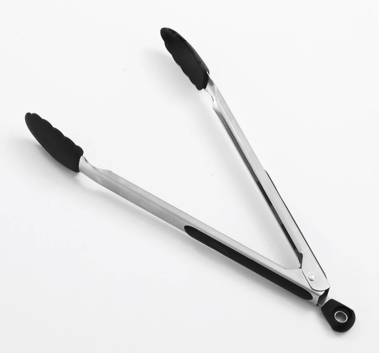 Grilovací kleště obracečka nerez/silikon 34cm LANDMANN