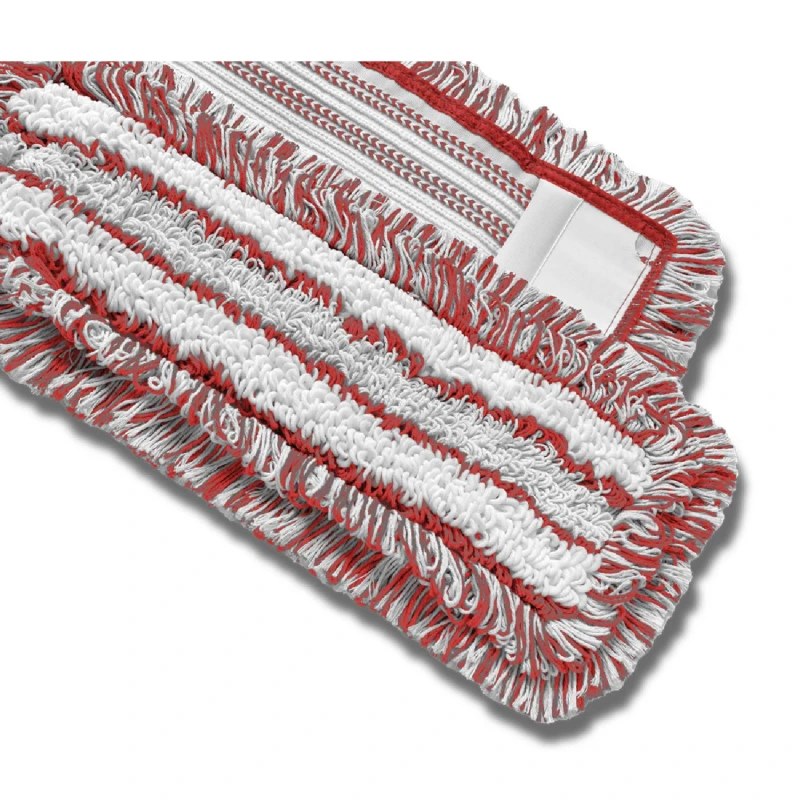 Mop náhradní kapsa bavlna/mikro 40cm EVO HOSPITAL červená