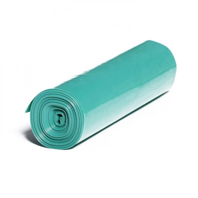 Pytle na odpad 120L/25ks, 70x110cm, 40µm LDPE zelená