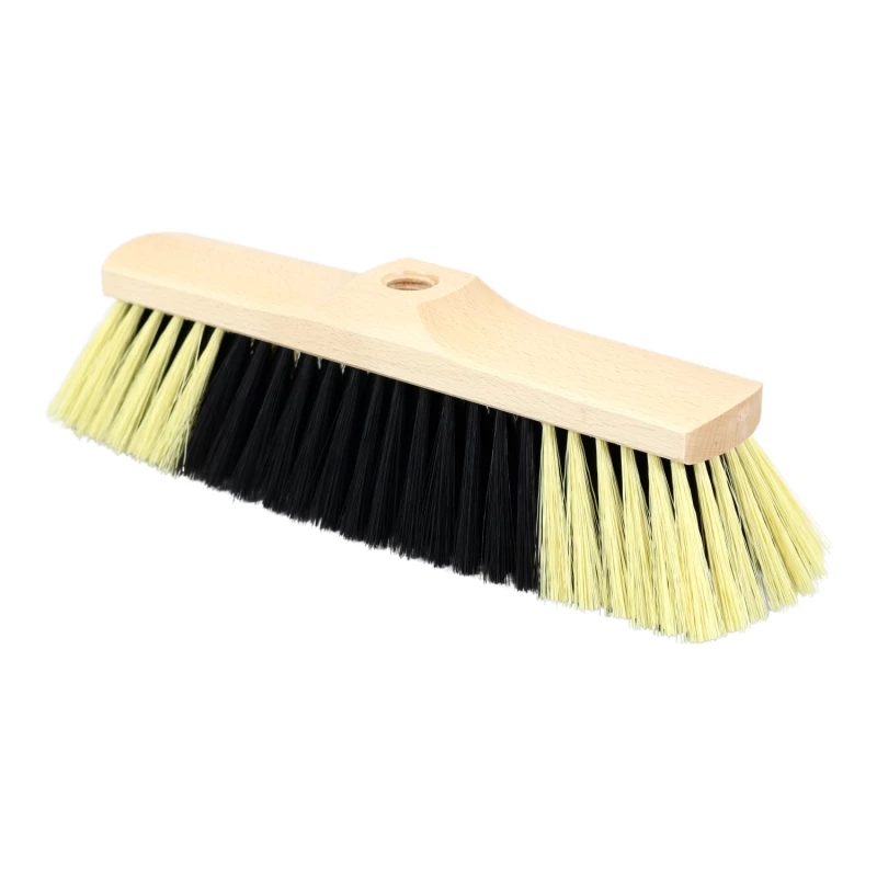 Smeták dřevo 30cm surový, závit, směs žíně, bez hole