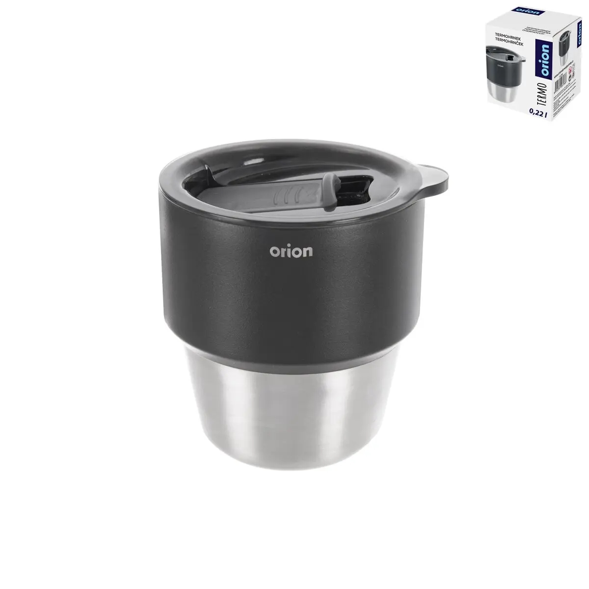 Hrnek termo nerez/plast 220ml  TERMO