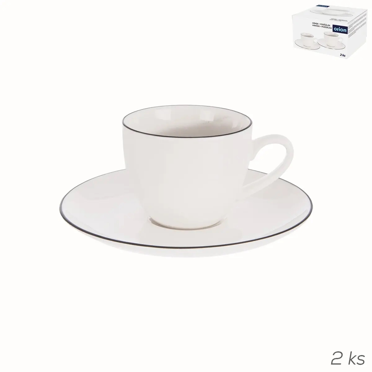 Šapo 100ml porcelán 2ks DECORA ESPRESSO