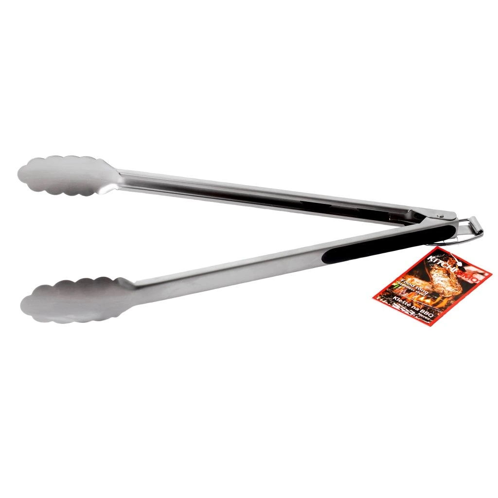 Kleště kuchyňské obracečka nerez/TPR 43cm