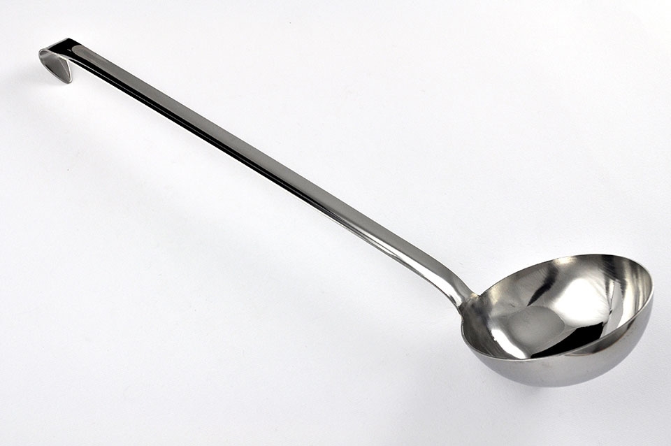 Naběračka nerez ¤ 9cm 110ml s háčkem SVANERA HEAVY