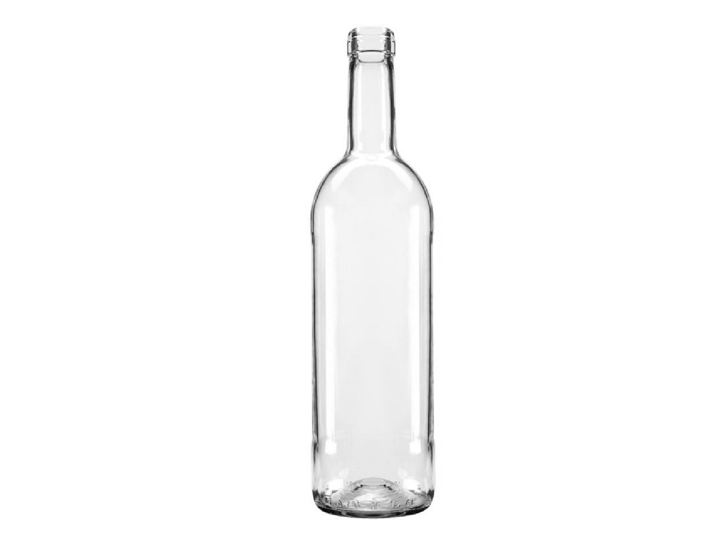 Láhev sklo  750ml čirá  BORDOLESE