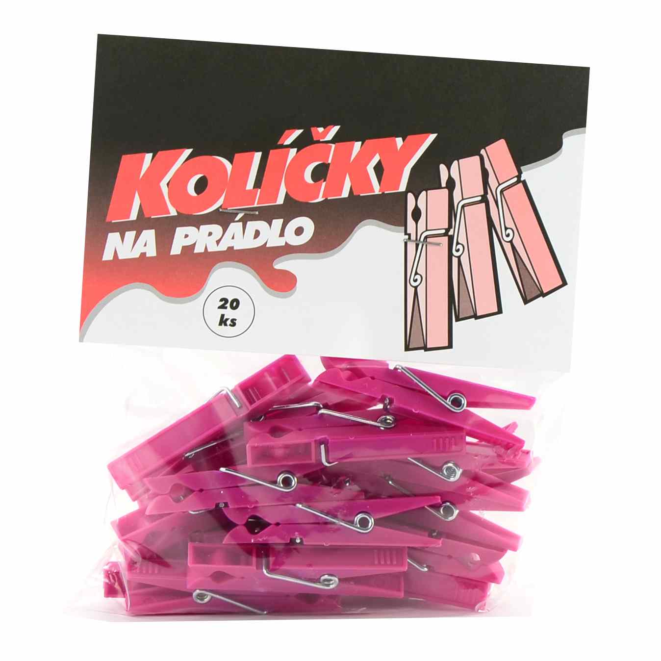 Kolíčky na prádlo 20ks plast H92  CZ KUTIL Sklad7 1303410.00