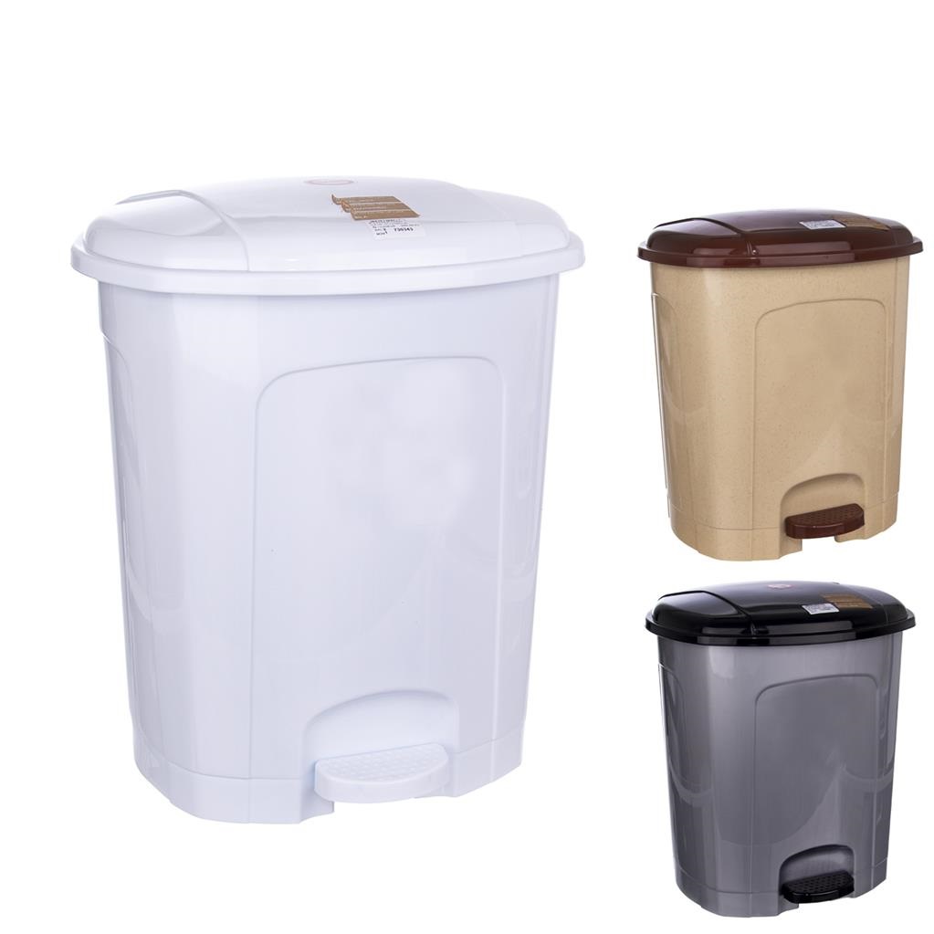 Koš odpadkový pedál 30L ovál  HOBBY, mix barev KUTIL Sklad7 2630343.00