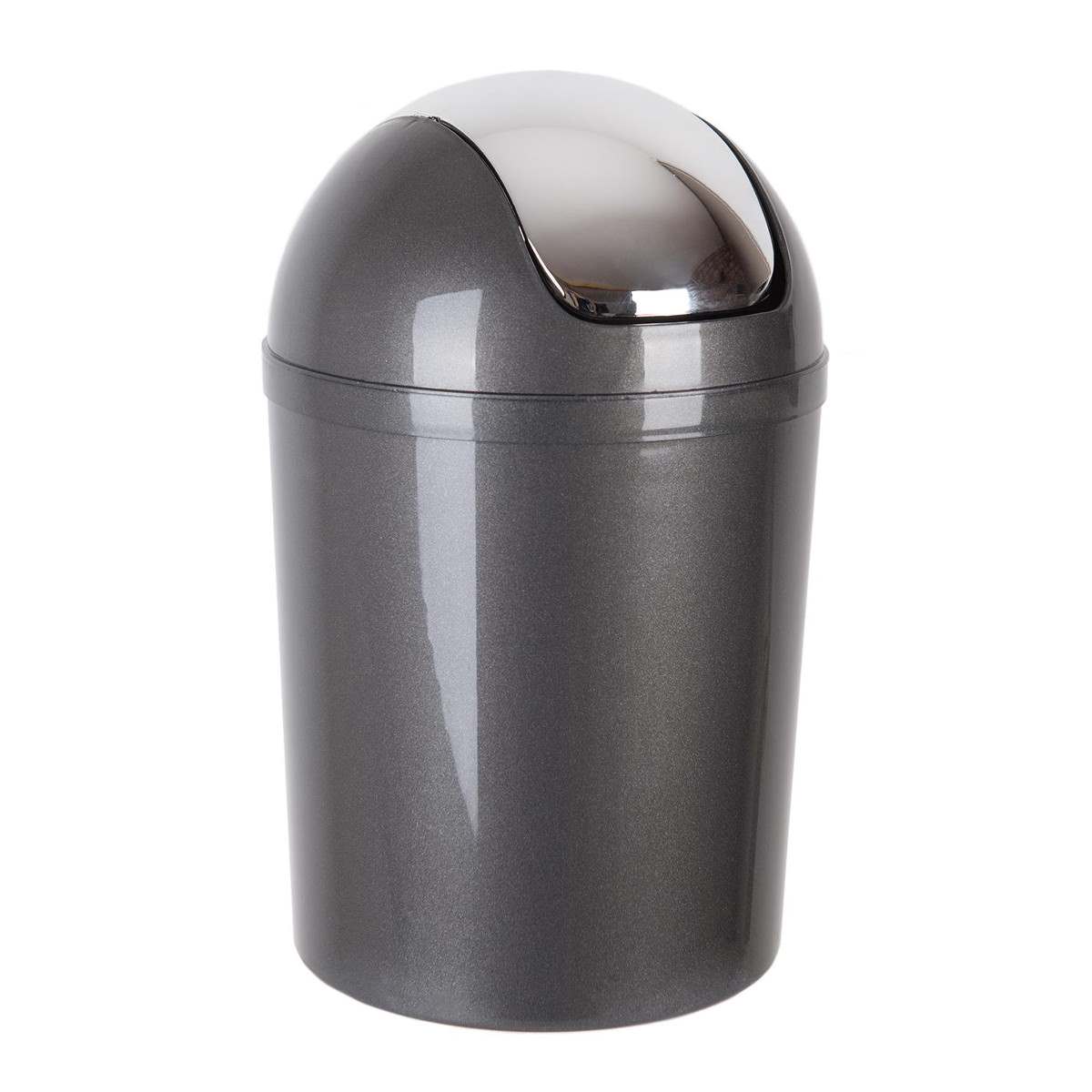 Koš odpadkový výklopný  5L  OSKAR METAL grafit KUTIL Sklad7 425060.10