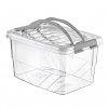 Box úložný MULTI 35x26x21,5cm s držadly 13L, mix barev