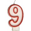 Svíčka dortová číslice ´´9´´ 7,5cm