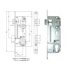 Zámek zadlabací F 02-06 PL 60/90  HOBES