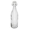 Láhev sklo patentní uzávěr 1000ml kulatá  ROUND