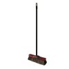 Smeták dřevo 28cm lak, závit, směs žíní, s holí  LUX YORK