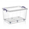 Box úložný CLEAR BOX vysoký 55x37x31cm 42L s kolečky