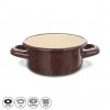 Kastrol smalt ¤12x5,8cm 0,6L BROWN ORION