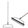 Hrábě kov 18 hrotů s násadou 160cm  STREND
