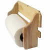 Držák papírových utěrek dřevo + ručník  WOOD, mix odstínů