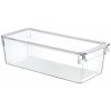 Organizér do ledničky 36x15x10cm s víkem  CLEAR