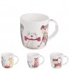 Hrnek porcelán 400ml  PSI a KOČKY