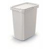 Koš odpadkový s víkem 12L  SYSTEMA popelavá