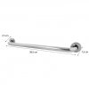 Madlo 35cm chrom  ETOSHA