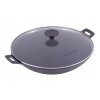 Pánev WOK litina ¤30cm s poklicí  KAMILLE