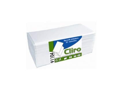 Cliro Papírové skládané ručníky 1. vrstvé