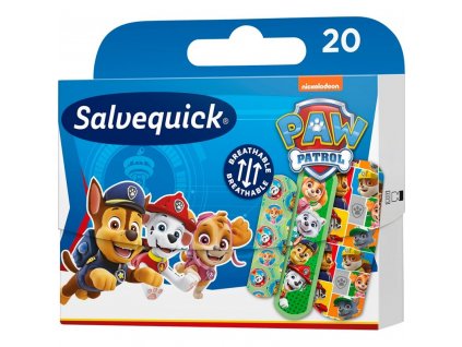 salvequick plastry opatrunkowe dla dzieci paw patrol 1op 20szt