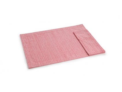 Textilní prostírání s kapsou na příbor FLAIR LOUNGE, 45 x 32 cm, červená