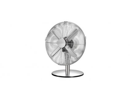 Stolní ventilátor FANCY HOME pr. 30 cm, chrom