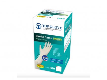 Outline of TOP GLOVE sterile powder-free latex surgical gloves