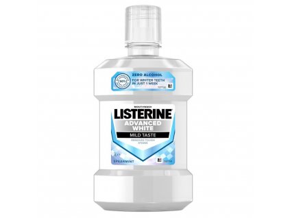 listerine advanced white mild taste ustni voda 1l