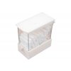 cotton roll dispenser drawer type white