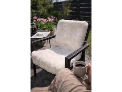 Ülőpárna premium fehér 100x40cm