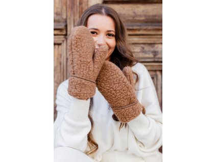 POLA gloves Brown