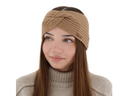 cze pm Damska zimni celenka camel 100 merino vlnena Veka 15250 2