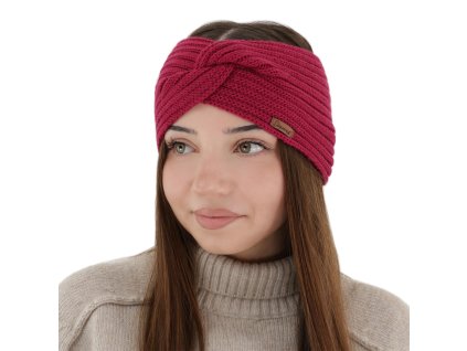 cze pl Damska zimni celenka amarantova 100 merino vlnena Veka 15247 4