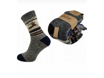 Férfi zokni ALPACA 95% 3db