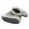 Gyapjú papucs szürke