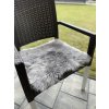 Szürke üléstakaró birkabőrből