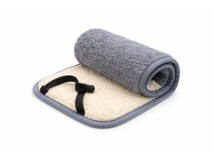 Pas nerkowy do zapinania, szary