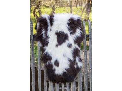 Skóra owcza, czarno-biała